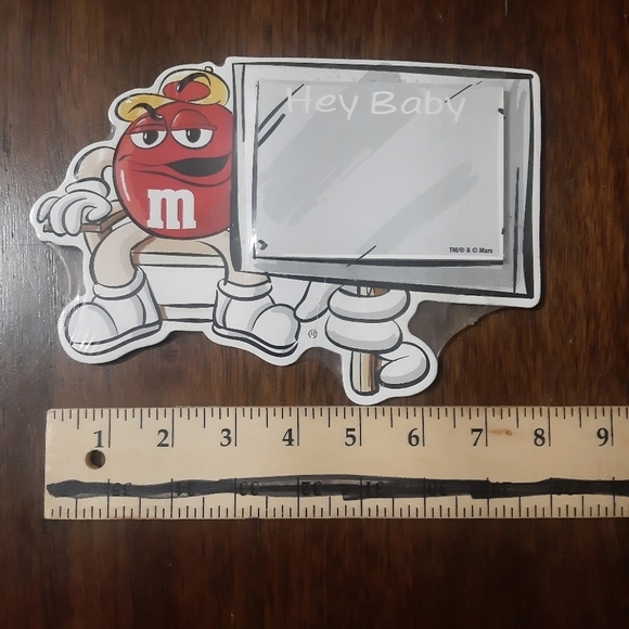 M&M Sticky Note Refrigerator Magnet - Picture 4 of 5